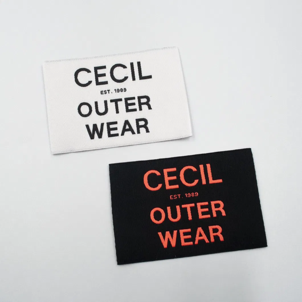High Quality Best Price Satin Woven Neck Label for Garment Accessories