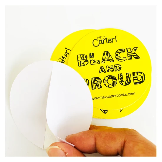 Custom Print Die Cut Waterproof Vinyl Adhesive Advertising Stickers