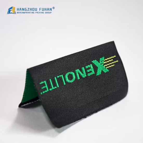 Wholesales Custom Garment Accessories High Density Fabric Polyester Clothing Woven Label