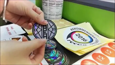 Cheap Custom Logo Printed Decal Label Sticker in Guangzhou