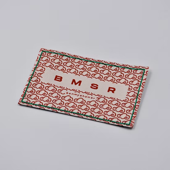 High Quality Best Price Satin Woven Neck Label for Garment Accessories