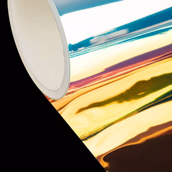 Rainbow Reflective Heat Transfer Film Vinyl for T
